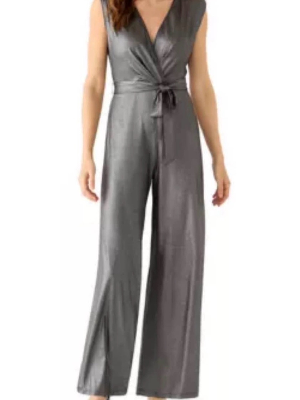 Emma & Michele Graphite Jumpsuit Size S